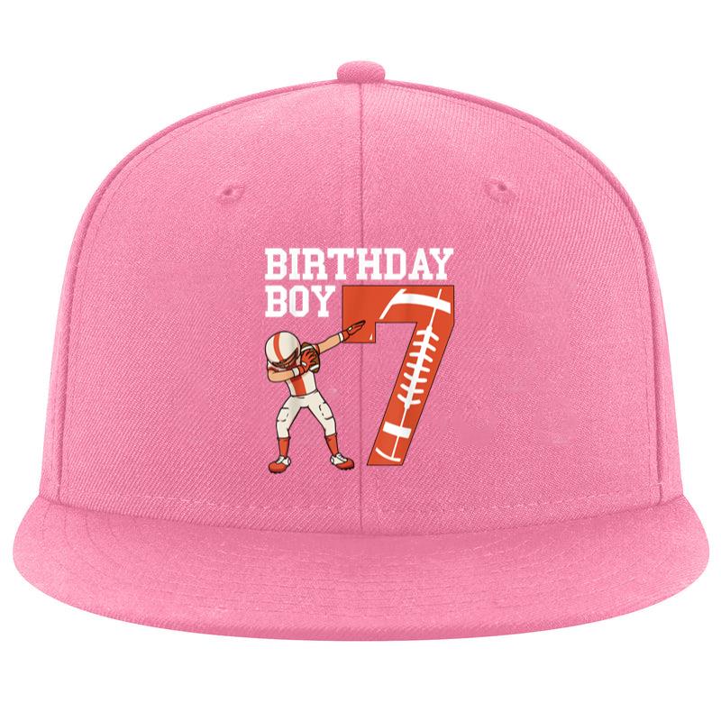 7th Football Birthday Cap