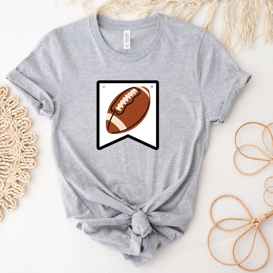 Football Ball Badge Flat T-Shirt