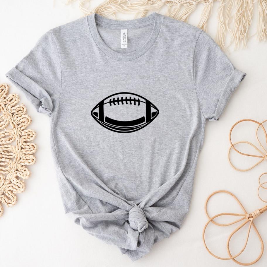 Football Ball Horizontal High Contrast T-Shirt