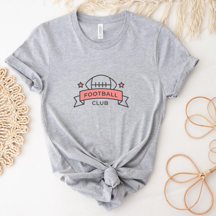 Football Club Ball Star Colored Badge Sticker T-Shirt
