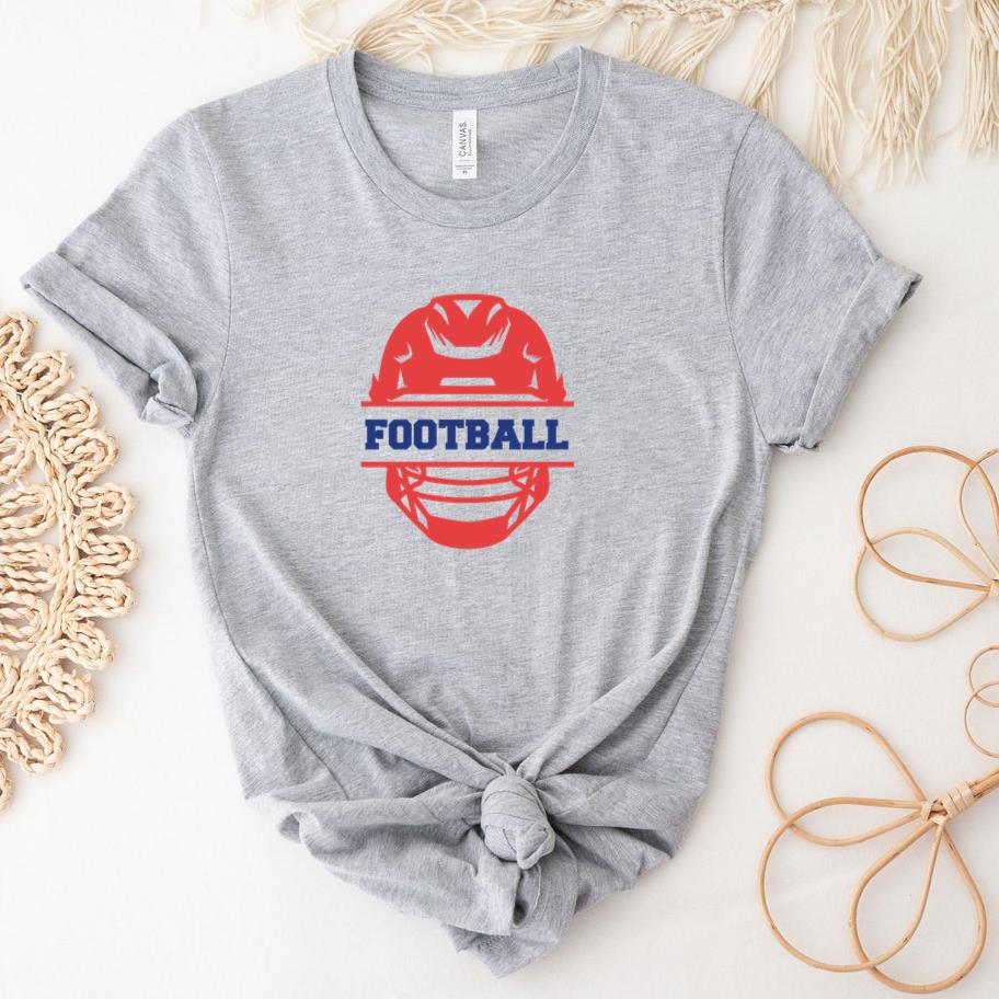 Football Helmet Badge Football T-Shirt