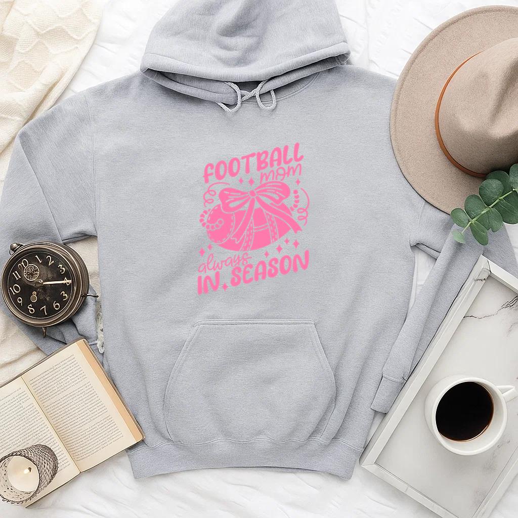 Football Mom Always In Season Cut Out Design A Hoodie