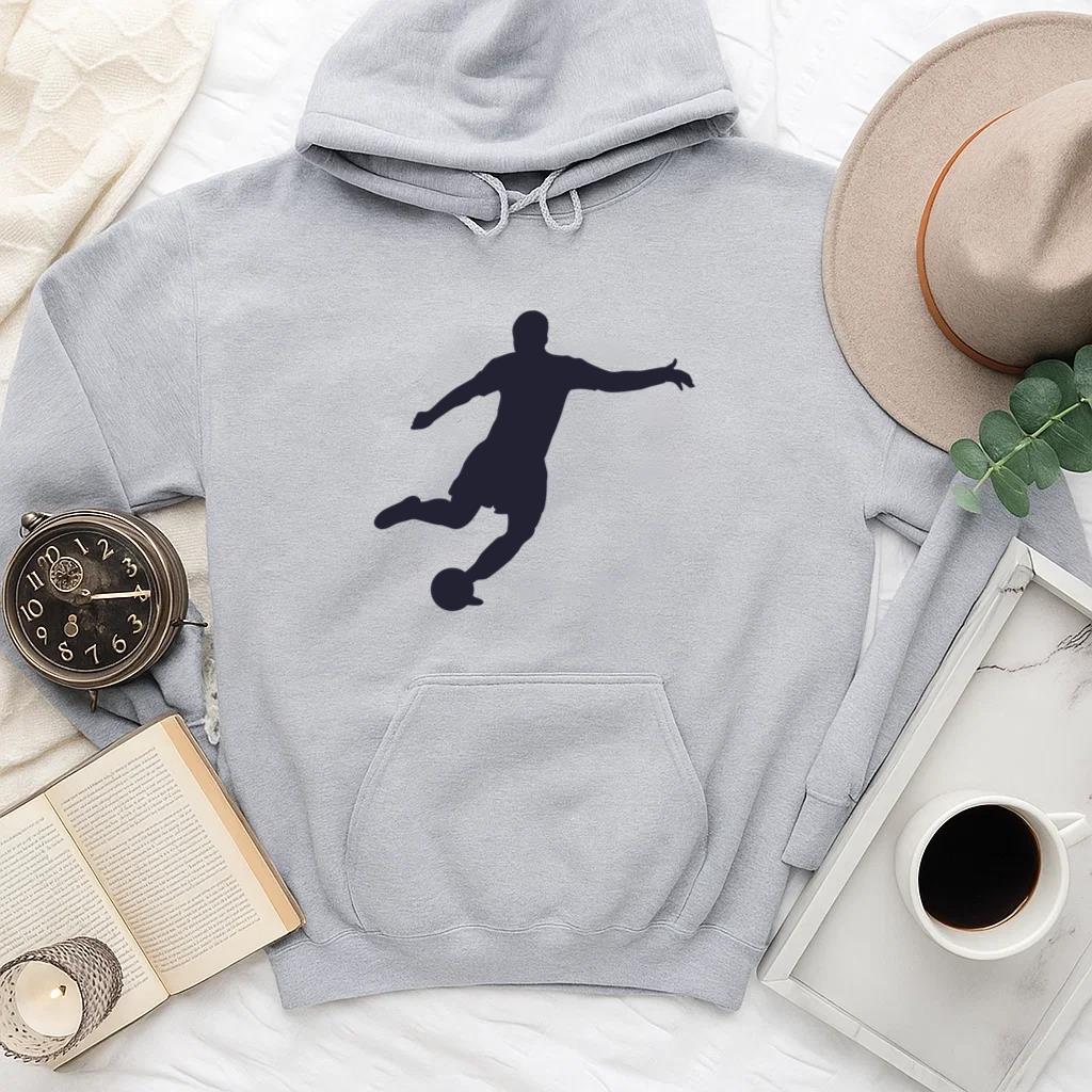Football Player Silhouette Hoodie