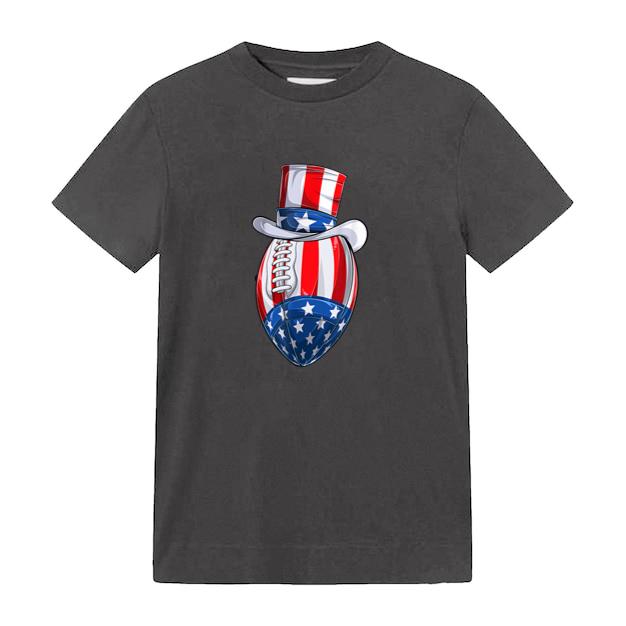 Football Uncle Sam 4th July T-Shirt