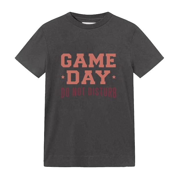 Game Day Not Disturb Lettering T-Shirt