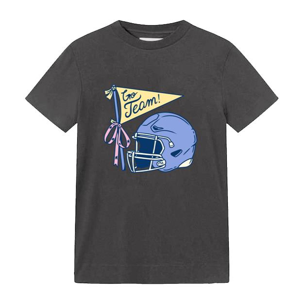 Go Team Football Helmet Design PO T-Shirt