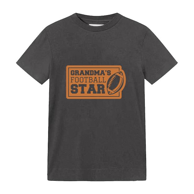 Grandmas Football Star Design JLK T-Shirt