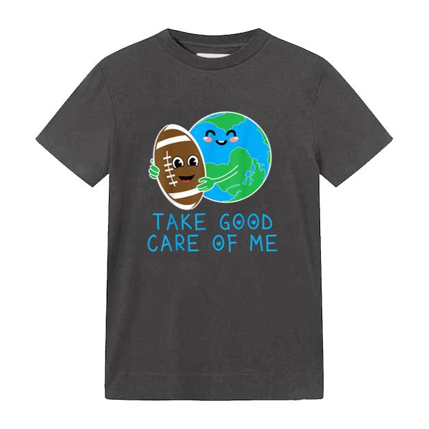 Happy Earth-Day Planet Gift Idea Funny Hug Football T-Shirt