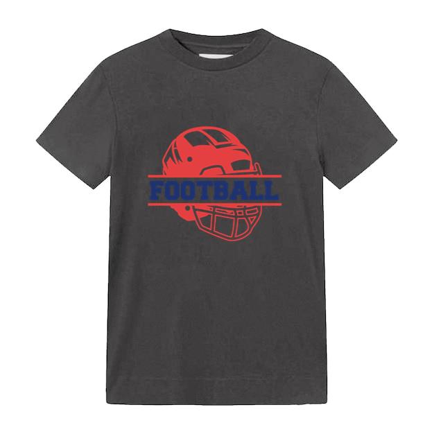 Helmet American Football Badge T-Shirt