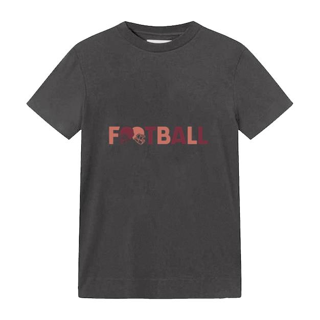 Helmets American Football Lettering T-Shirt