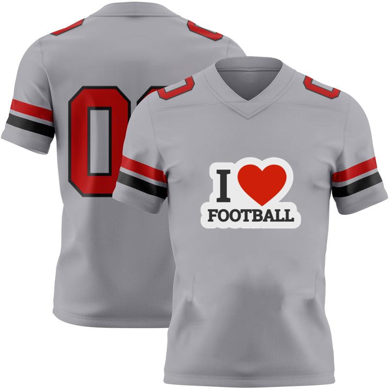 I Love Football Sticker Football Jersey