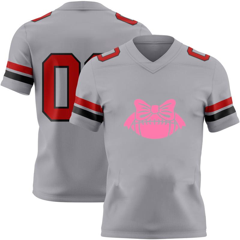 Pink Football Design Football Jersey