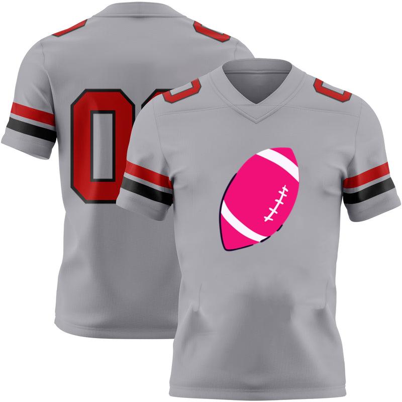 Pink Football Flat Football Jersey