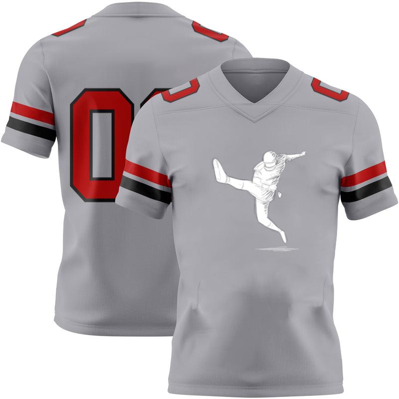 Player Leg Boot Helmet Outfit Sketch Football Jersey