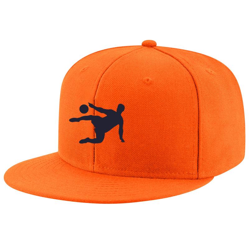 Soccer Player Passing Silhouette Cap