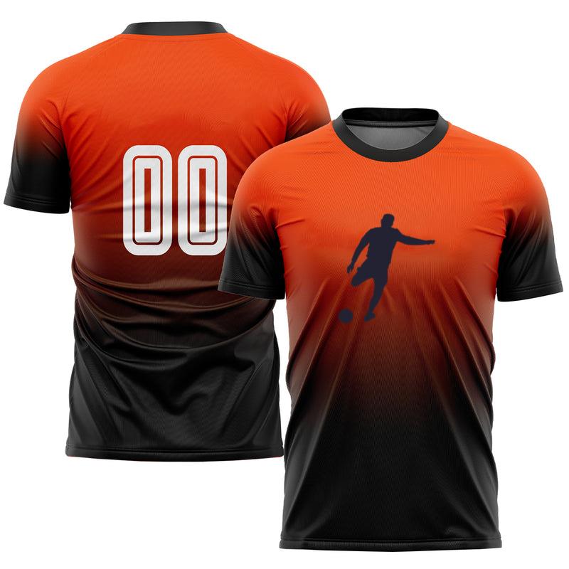 Soccer Player Silhouette Soccer Jersey