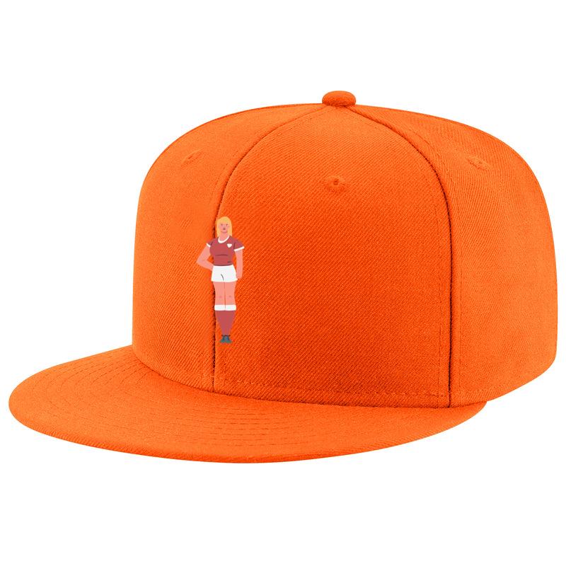 Soccer Woman Player Standing Cap