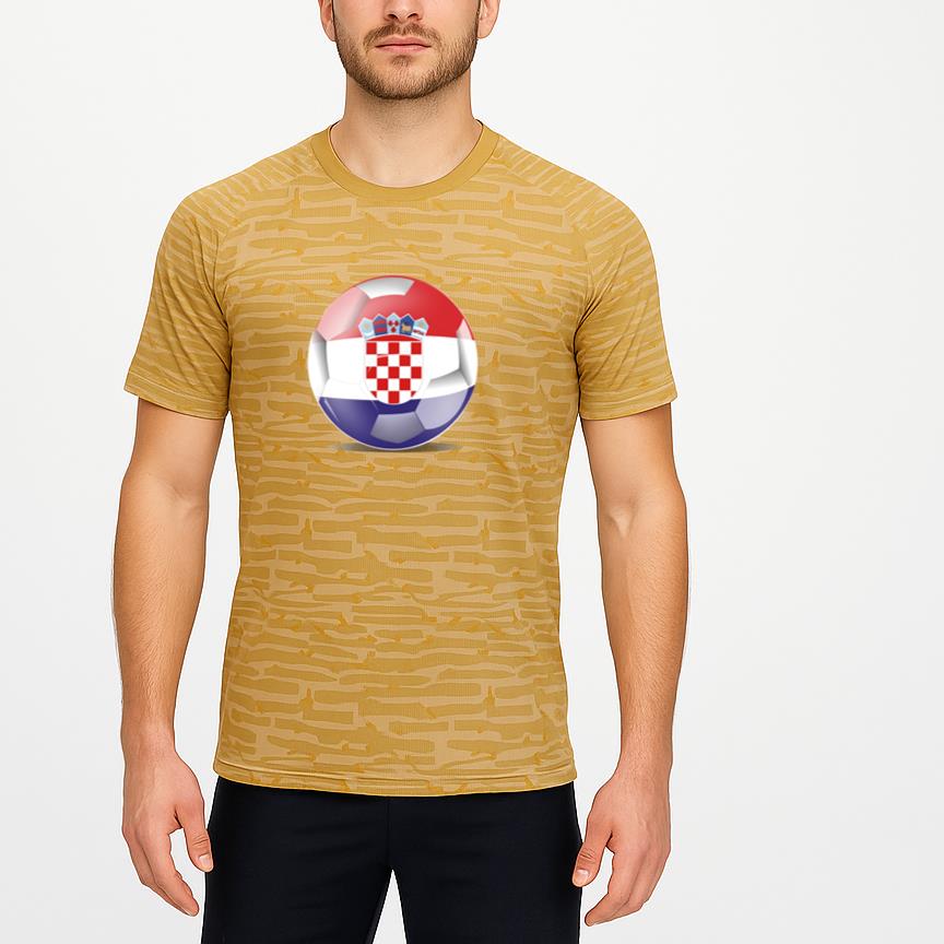 Croatia Flag Soccer Ball Classic Soccer Jersey - Image 4