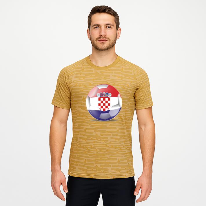 Croatia Flag Soccer Ball Classic Soccer Jersey - Image 3