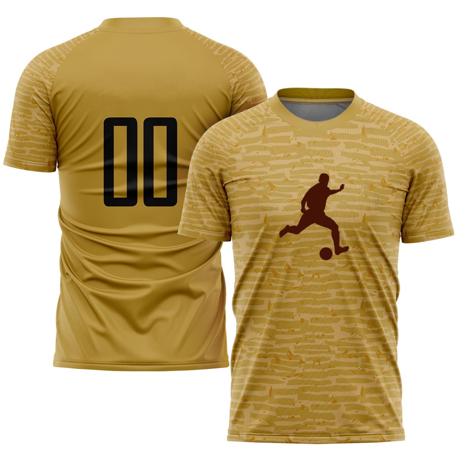 Football Player Soccer Silhouette Classic Soccer Jersey