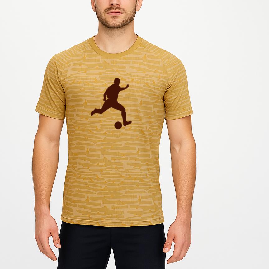 Football Player Soccer Silhouette Classic Soccer Jersey - Image 4