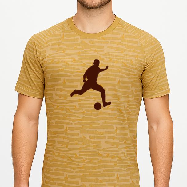 Football Player Soccer Silhouette Classic Soccer Jersey - Image 2