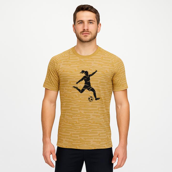 Girl Playing Soccer Cut Out Classic Soccer Jersey - Image 3