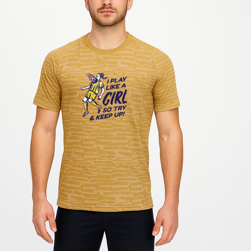 Girl Soccer Player Quote Hand Drawn Classic Soccer Jersey - Image 4