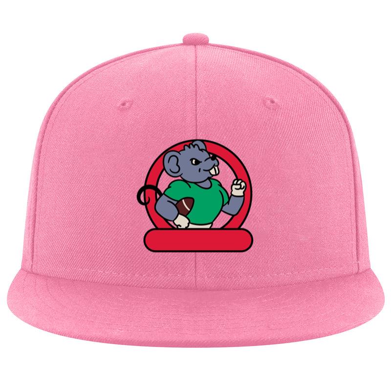 Image Of A Rat Holding A Football Cap