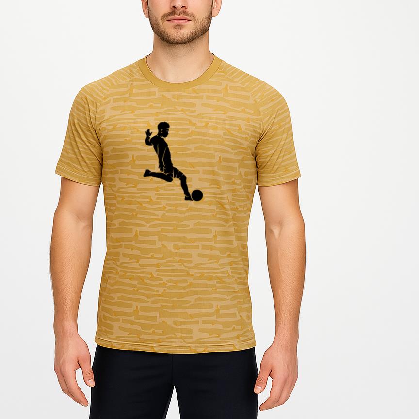 Kid Soccer Football Silhouette Classic Soccer Jersey - Image 4