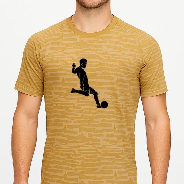 Kid Soccer Football Silhouette Classic Soccer Jersey - Image 2