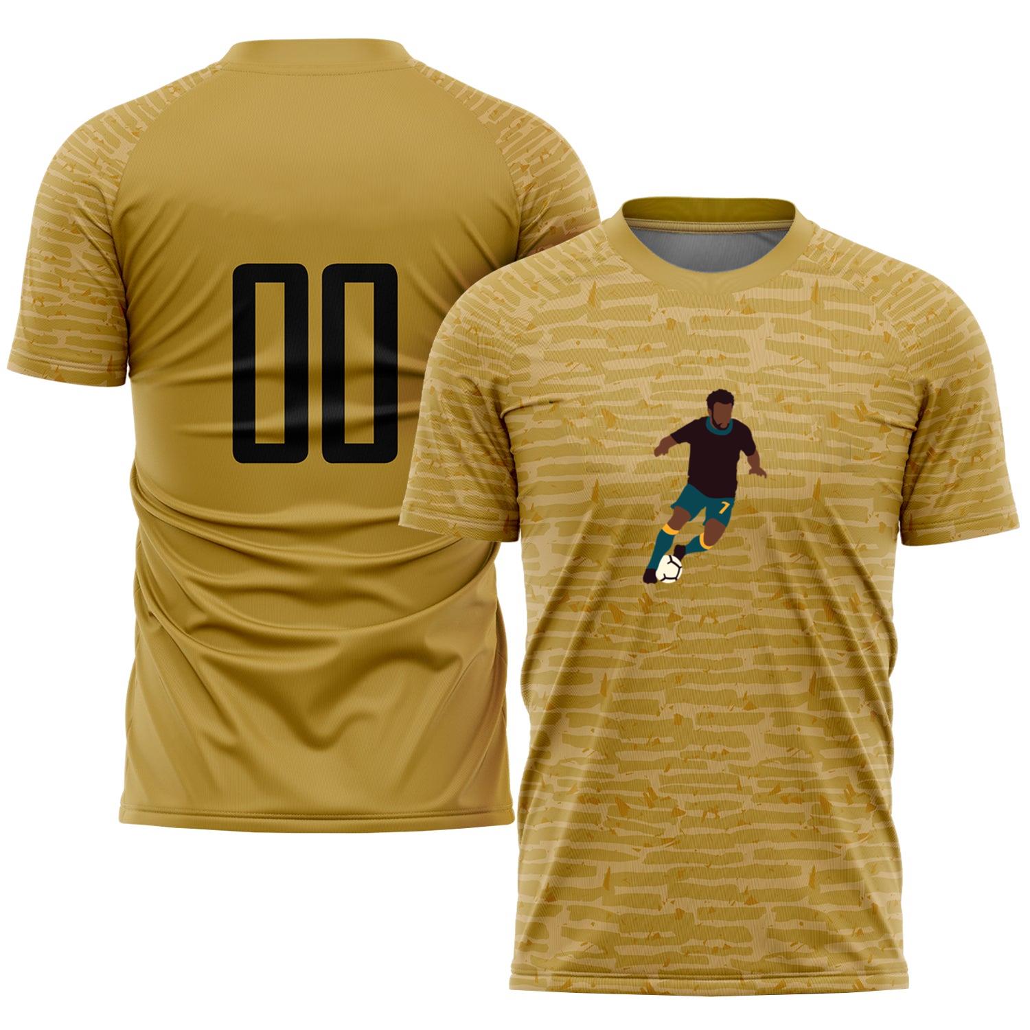 Male Soccer Player Dodging Flat Classic Soccer Jersey