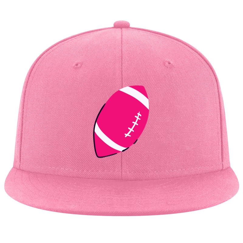 Pink Football Flat Cap