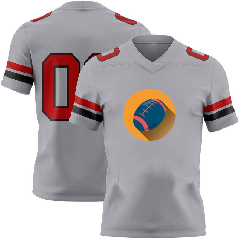 Rugby Ball Circle Icon Classic Football Jersey
