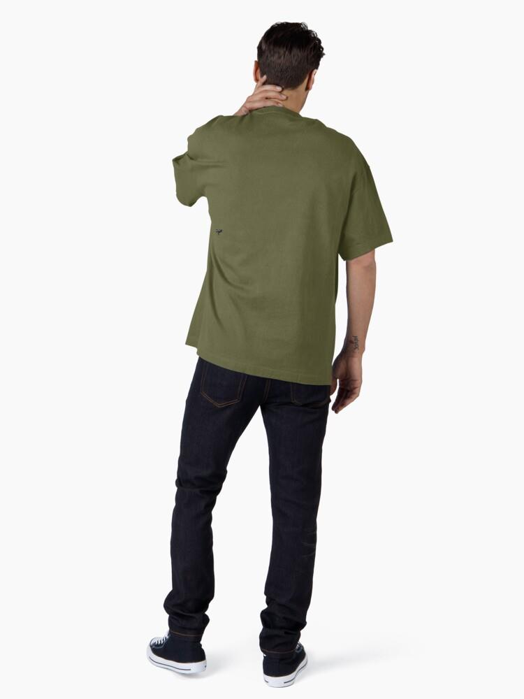 Soccer Shooting Silhouette Oversized T-Shirt - Image 4