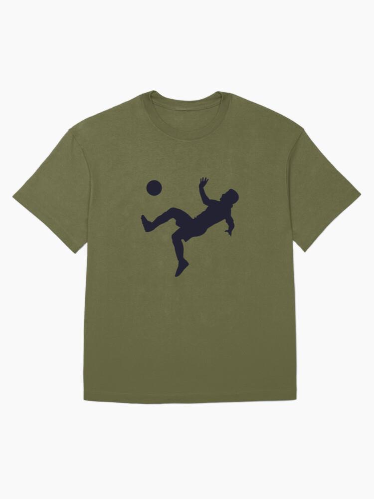 Soccer Shooting Silhouette Oversized T-Shirt - Image 3