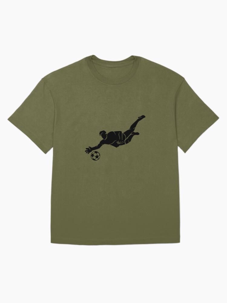 Soccer Sport Player Cut Out Oversized T-Shirt - Image 3